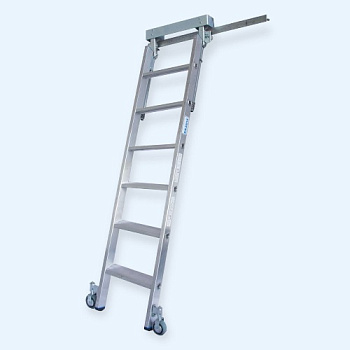 Лестница для стеллажей со ступенями для Т-образных шинных систем Stabilo Krause 6 ступеней (815613) Лестница для стеллажей со ступенями для Т-образных шинных систем Stabilo Krause 6 ступеней (815613)