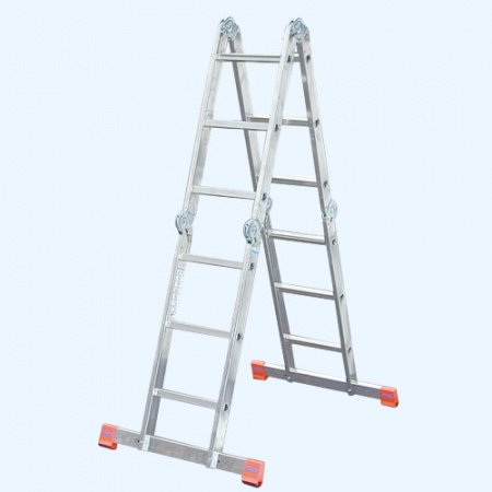 Шарнирная универсальная лестница стремянка трансформер Krause MultiMatic 4х3 (120632) Шарнирная универсальная лестница стремянка трансформер Krause MultiMatic 4х3 (120632)