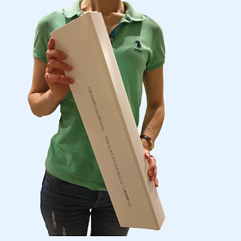 511ВП ERA Воздуховод ВП 55х110 L0,5м пластик