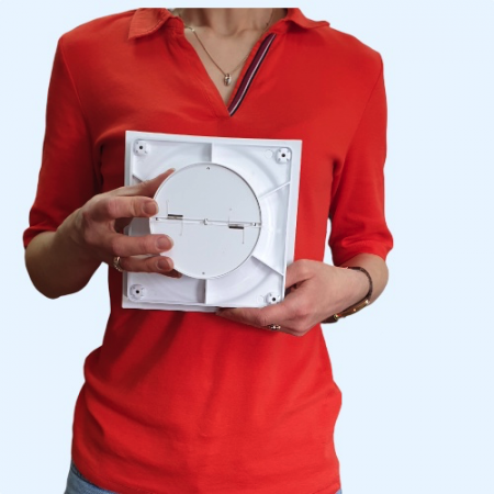 4C Quadro ЭРА (Era) Вентилятор накладной D100 обр.клапан