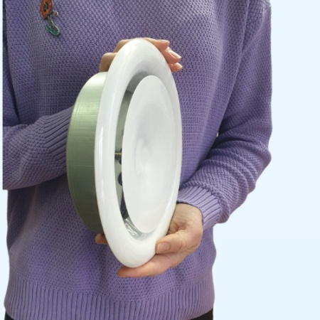 DVS E-P 160 ZILON Диффузор-анемостат металлический приточный