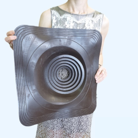 Манжета кровельная из термостойкой EPDMп резины Профи №1 коричневая (75-200 мм)