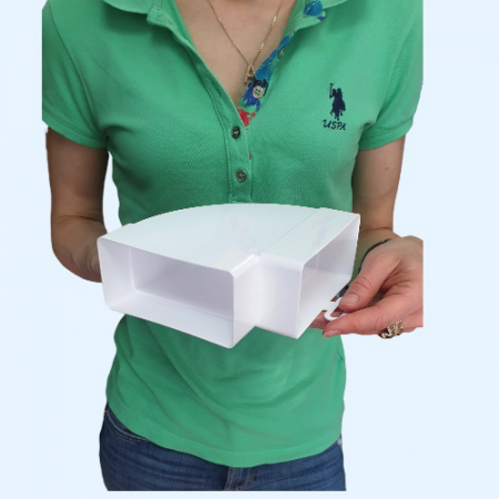 511КГП ERA Колено КГП 55х110 горизонтальное пластик