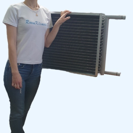 WHR 1000*500-3 Shuft водяной нагреватель для прямоугольного канала