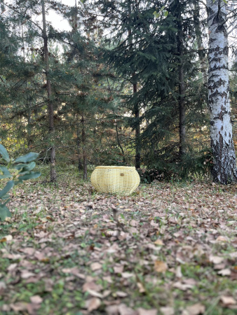 Кашпо морская звезда из искусственного ротанга 16 литров