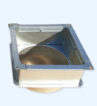 Адаптер 400*400/315 ZILON для подключения теплообменника ZWA Адаптер 400*400/315 ZILON для подключения теплообменника ZWA