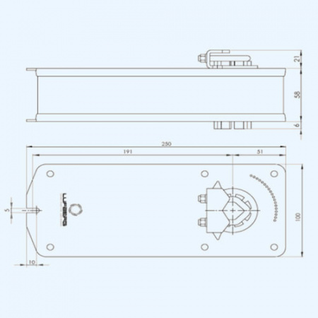 DA10S24P Lufberg Электропривод c пружинным возвратом