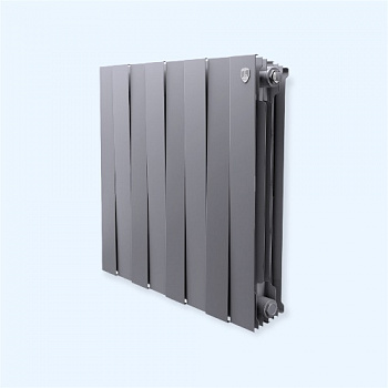 Радиатор Royal Thermo PianoForte 500 new/Silver Satin - 8 секц. Радиатор Royal Thermo PianoForte 500 new/Silver Satin - 8 секц.