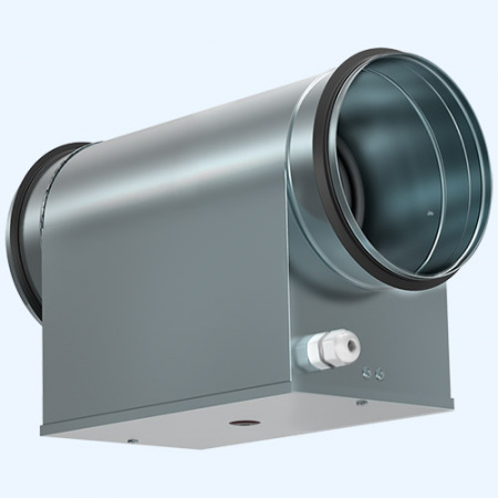 EHC 125-2,4/1 Shuft круглый канальный нагреватель EHC 125-2,4/1 Shuft круглый канальный нагреватель