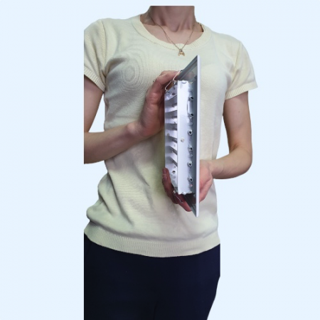 1WA 150*150 Shuft алюминиевая настенная однорядная решетка с регулируемыми жалюзи