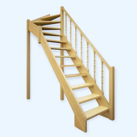 ЛЕС-715 Лесенка Деревянная межэтажная лестница