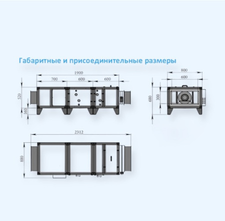 2700 Aqua AC W Breezart Приточная установка с водяным охладителем