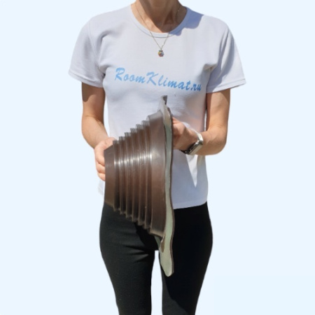 Манжета кровельная прямая №6 коричневая EPDM (127-228 мм)