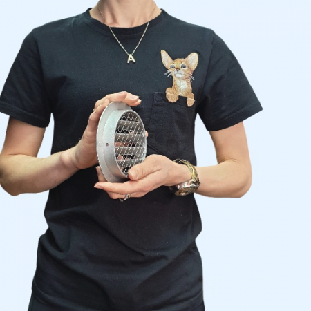 PGC 100 Shuft круглая наружная алюминиевая решетка