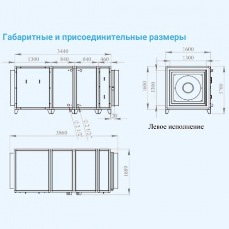 30000 Aqua W BC Breezart Приточная установка с водяным охладителем (без стоимости с/у)