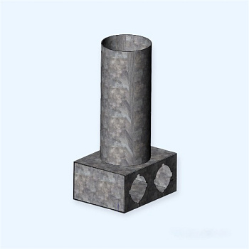 FLEXAG FL-PCP-125/90х2 HEATWAY Пленум потолочный FLEXAG FL-PCP-125/90х2 HEATWAY Пленум потолочный