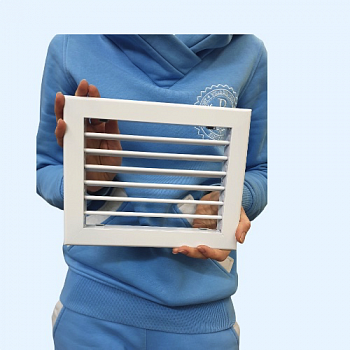 1WA 200*150 Shuft алюминиевая настенная однорядная решетка с регулируемыми жалюзи