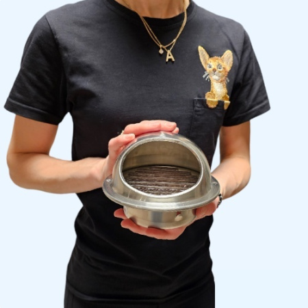 SGS 100 Shuft Наружная решетка колпак неокрашенная сталь