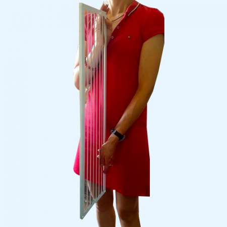 РМ 700х200 белая Решётка вентиляционная металлическая