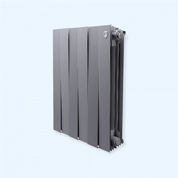 Радиатор Royal Thermo PianoForte 500 new/Silver Satin - 6 секц. Радиатор Royal Thermo PianoForte 500 new/Silver Satin - 6 секц.