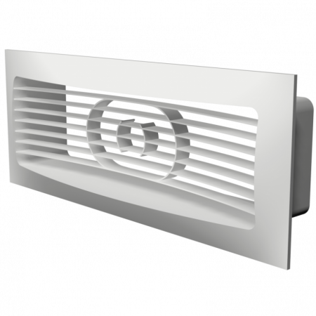 ЭРА (ERA) 620 РСФН 234х90 с фланцем 204х60 Бытовая вентиляционная приточно-вытяжная решетка