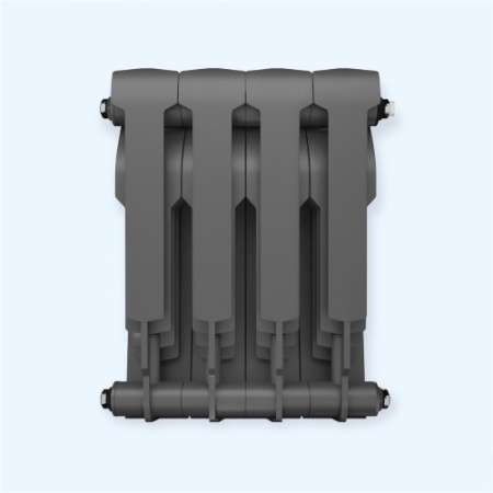 Радиатор Royal Thermo BiLiner 350 /Silver Satin - 4 секц.