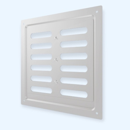 2020MER ERA Решетка вентиляционная MER регулируемая 200х200 оцинк.сталь