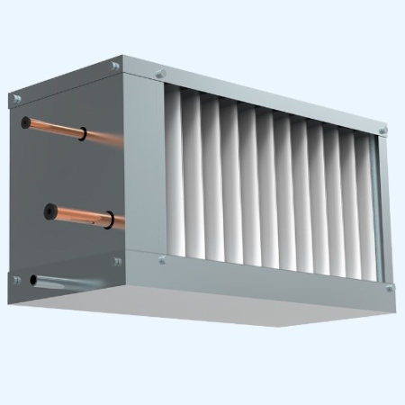 ZWS-R 400*200/3 ZILON Фреоновый охладитель для прямоугольного канала