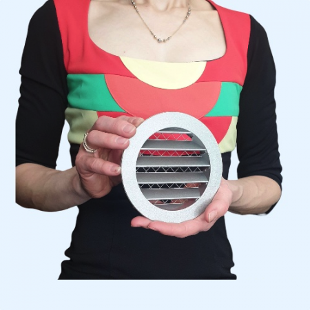 PGC 100 Shuft круглая наружная алюминиевая решетка