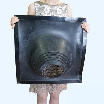 Манжета кровельная из термостойкой EPDMп резины Профи №2 черная (180-280 мм)