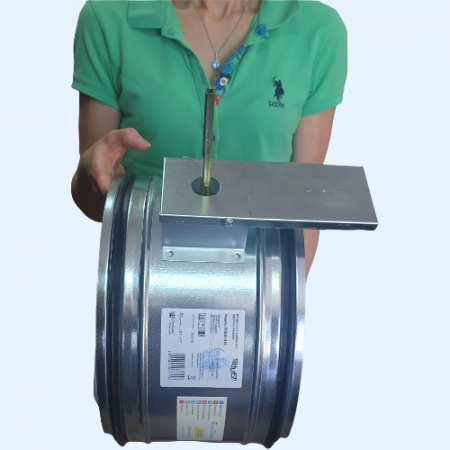 DCGAr 315 Shuft воздушный клапан под электропривод с резиновым уплотнителем на запорных лопатках