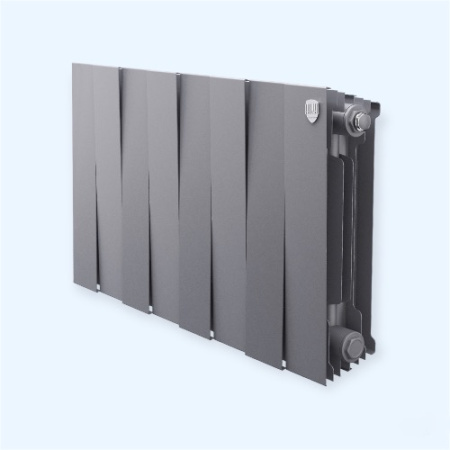 PianoForte 300 /Silver Satin - 8 секций Royal Thermo Радиатор биметаллический