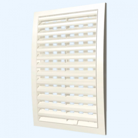 2030РРПН Решетка вентиляционная РРПН разъемная регулируемая 200х300 ASA Ivory ERA STREETLINE