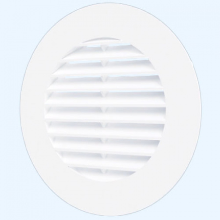 10RKL ERA Решетка вентиляционная RKL фланец D100 распорки D125 пластик