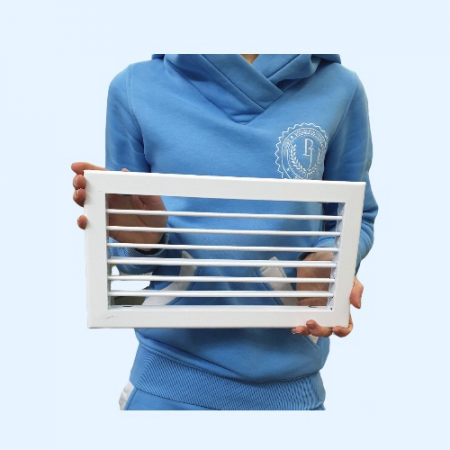 1WA 300*150 Shuft алюминиевая настенная однорядная решетка с регулируемыми жалюзи