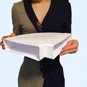 620КГП ERA Колено КГП 60х204 горизонтальное пластик