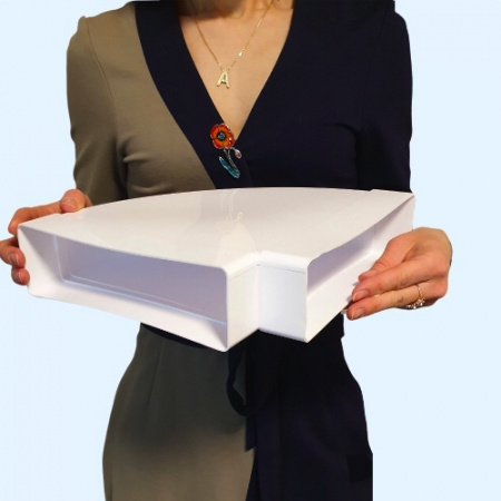 620КГП ERA Колено КГП 60х204 горизонтальное пластик