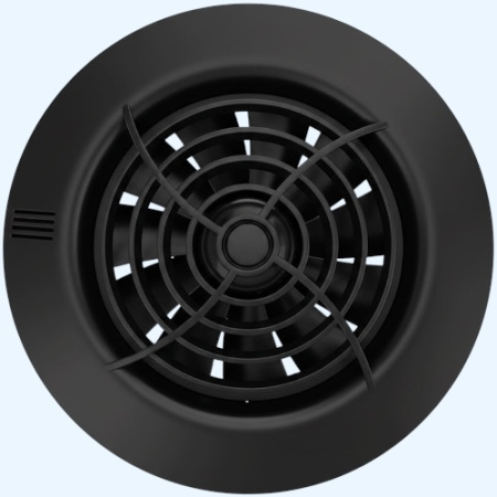 100 Matt black Ratio Seicoi Накладной вентилятор тонкий