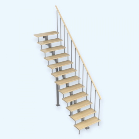 Стандарт (h 2925-3055) Лесенка Модульная лестница прямой марш