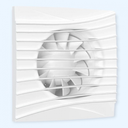 SILENT 4C Matt white DICITI Вентилятор накладной D100 обр.клапан