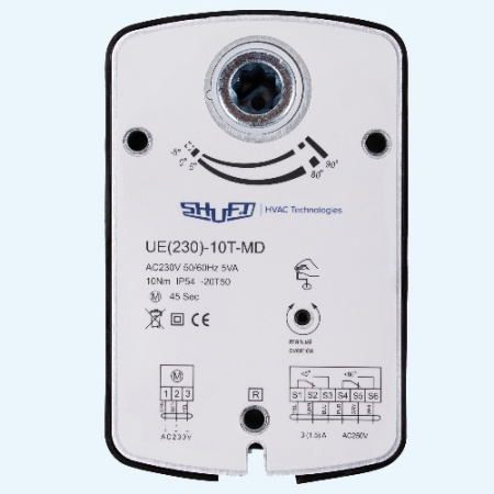 UE(230)-10T-MD Shuft Реверсивный электропривод для противопожарных клапанов