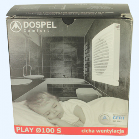 PLAY Classic 100 S Dospel Вентилятор накладной бытовой PLAY Classic 100 S Dospel Вентилятор накладной бытовой
