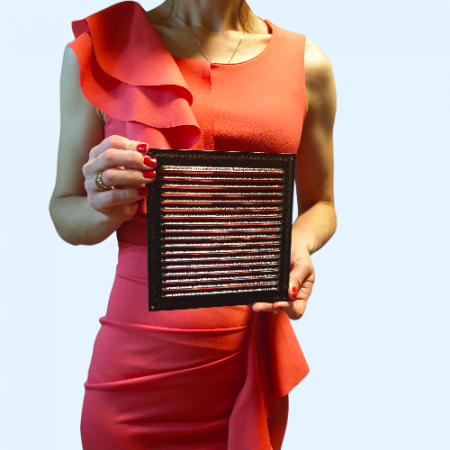 175х175 медь Решётка металлическая без бортика