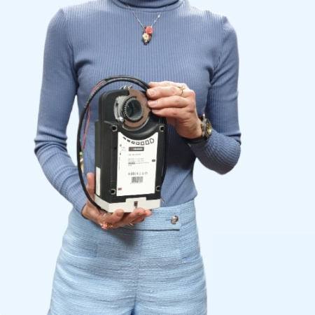 361-024-20-S2 Gruner электропривод с моментом вращения 20 Нм с возвратной пружиной