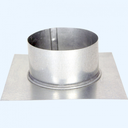 Фланец (площадка) оцинкованный 100 Ц