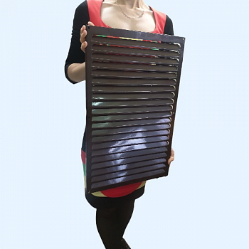 РМ 350х550 коричневая Решётка вентиляционная металлическая