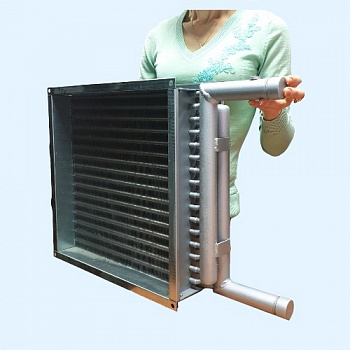 ZWA 400*400-2 ZILON Водяной нагреватель для квадратных и круглых каналов