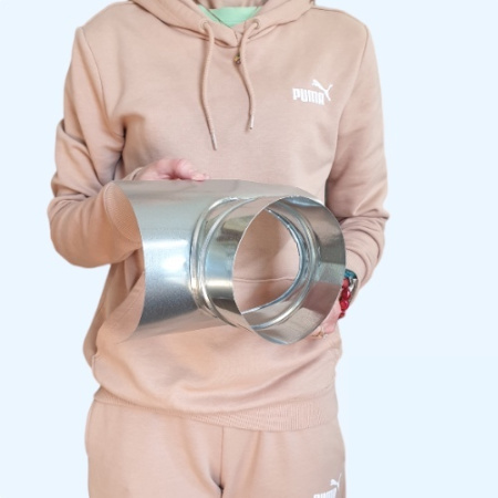 125х125 Ц Врезка оцинкованная