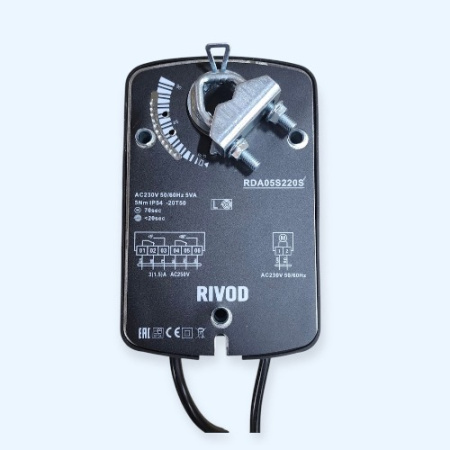 RDA10S220S Rivod Электропривод с возвратной пружиной RDA10S220S Rivod Электропривод с возвратной пружиной