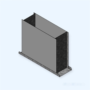 Flexag FL-PFP-335x115/75х2 HEATWAY Пленум напольный Flexag FL-PFP-335x115/75х2 HEATWAY Пленум напольный